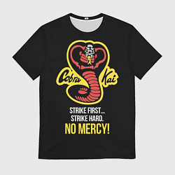 Футболка мужская Cobra Kai - No mercy!, цвет: 3D-принт