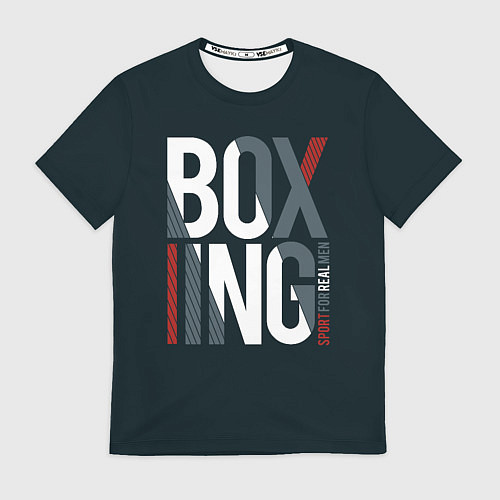 Мужская футболка Бокс - Boxing / 3D-принт – фото 1