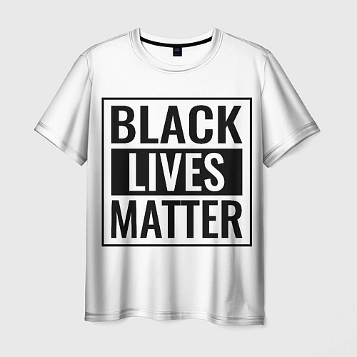 Мужская футболка Black Lives Matters / 3D-принт – фото 1