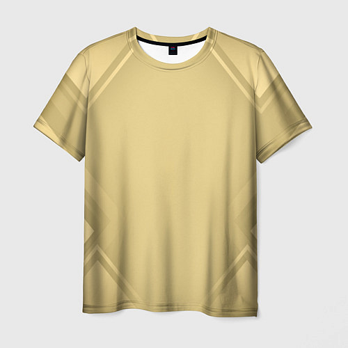 Мужская футболка Золотая абстракция / 3D-принт – фото 1