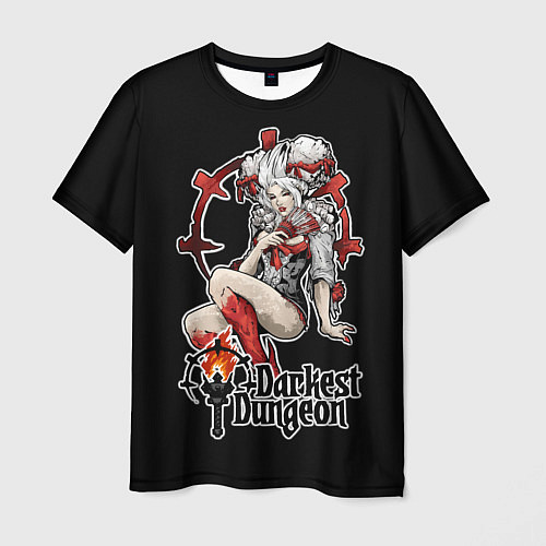 Мужская футболка Darkest Dungeon - Crimson Court / 3D-принт – фото 1