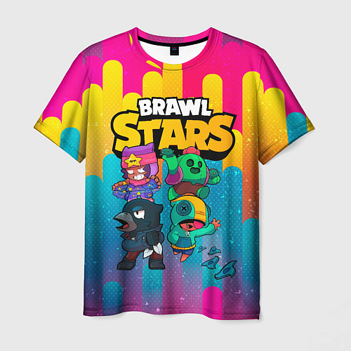 Мужская футболка BRAWL STARS ВМЕСТЕ / 3D-принт – фото 1