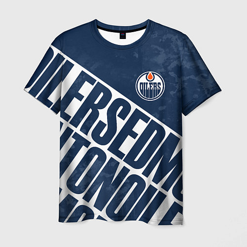 Мужская футболка Edmonton Oilers , Эдмонтон Ойлерз / 3D-принт – фото 1