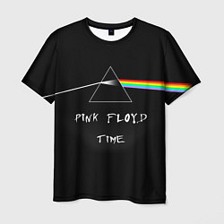 Футболка мужская PINK FLOYD TIME ПИНК ФЛОЙД ЛОГОТИП, цвет: 3D-принт