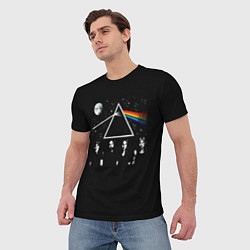 Футболка мужская PINK FLOYD LOGO ПИНК ФЛОЙД НЕБО, цвет: 3D-принт — фото 2