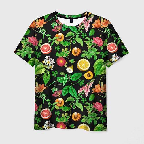 Мужская футболка Фруктовый сад / 3D-принт – фото 1
