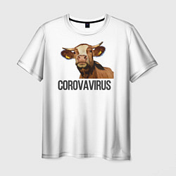 Футболка мужская Corovavirus, цвет: 3D-принт