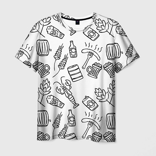 Мужская футболка Для любителя бани / 3D-принт – фото 1