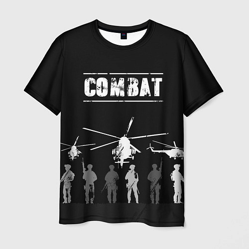 Мужская футболка Combat / 3D-принт – фото 1