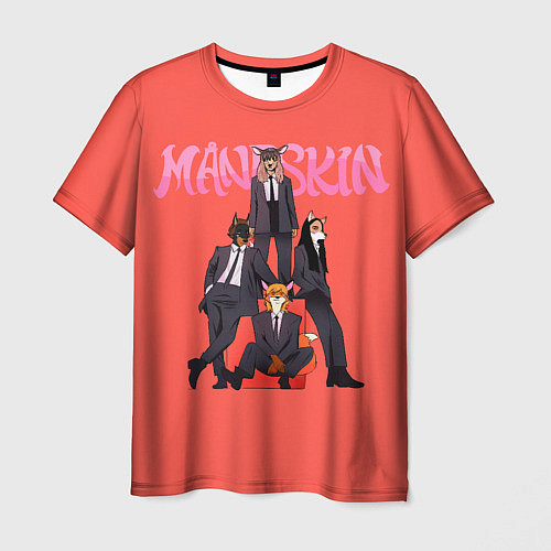 Мужская футболка Фури Манескин / 3D-принт – фото 1