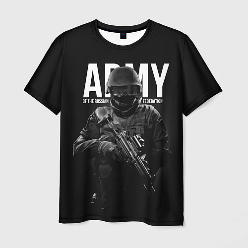 Мужская футболка ARMY RF / 3D-принт – фото 1