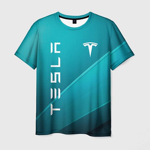 Мужская футболка Tesla - Sport / 3D-принт – фото 1