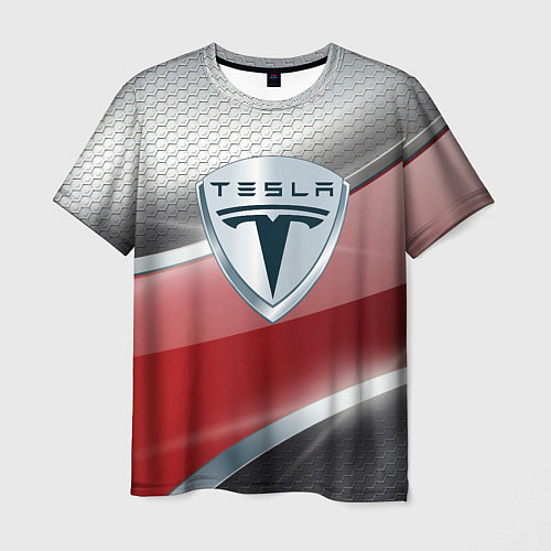 Мужская футболка Tesla - Logo Style / 3D-принт – фото 1