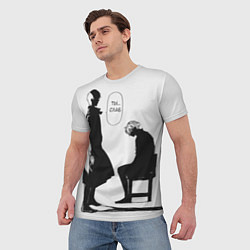 Футболка мужская Ты слаб, цвет: 3D-принт — фото 2