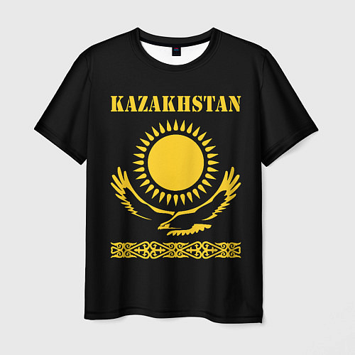 Мужская футболка KAZAKHSTAN Казахстан / 3D-принт – фото 1