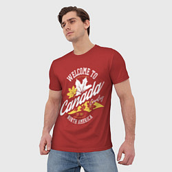Футболка мужская Канада Canada, цвет: 3D-принт — фото 2