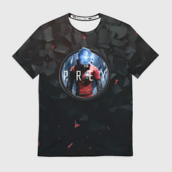 Футболка мужская Black logo Prey, цвет: 3D-принт