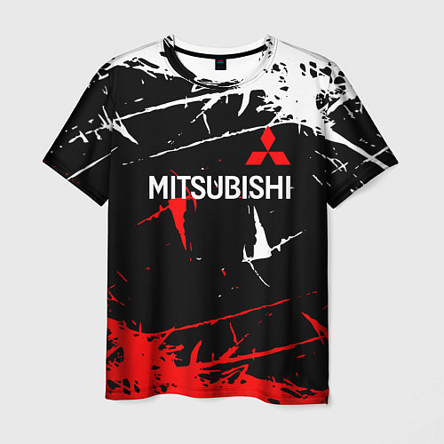 Мужская футболка Mitsubishi Sport Auto / 3D-принт – фото 1