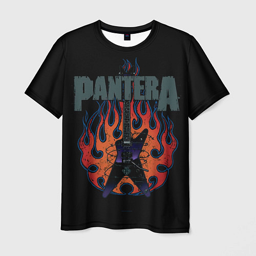 Мужская футболка Pantera - Пламя / 3D-принт – фото 1