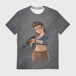 Футболка мужская Nathan Drake girl from Uncharted by sexygirlsdraw, цвет: 3D-принт