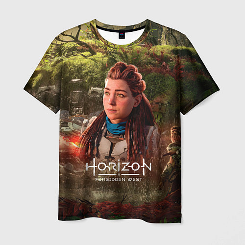 Мужская футболка Horizon Forbidden West Aloy / 3D-принт – фото 1