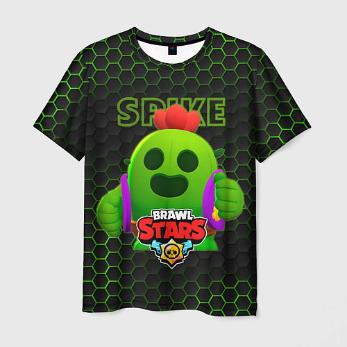 Мужская футболка BRAWL STARS, , Спайк Spike / 3D-принт – фото 1