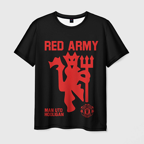Мужская футболка Manchester United Red Army Манчестер Юнайтед / 3D-принт – фото 1