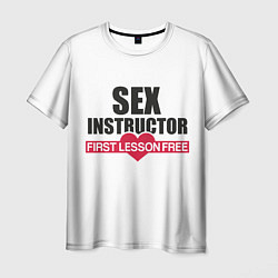 Футболка мужская Секс Инструктор SEX INSTRUCTOR, цвет: 3D-принт