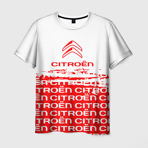 Мужская футболка Citroen Паттерн / 3D-принт – фото 1