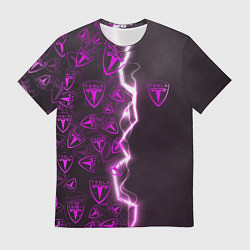 Мужская футболка TESLA HALF PATTERN