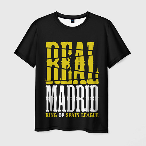 Мужская футболка Real Madrid Реал Мадрид / 3D-принт – фото 1