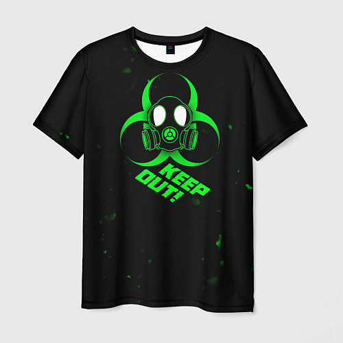 Мужская футболка Biohazard Биологическая опасность / 3D-принт – фото 1