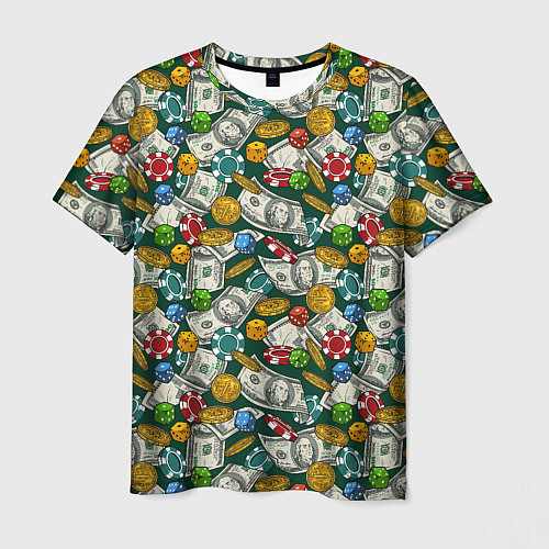 Мужская футболка Казино - Casino / 3D-принт – фото 1
