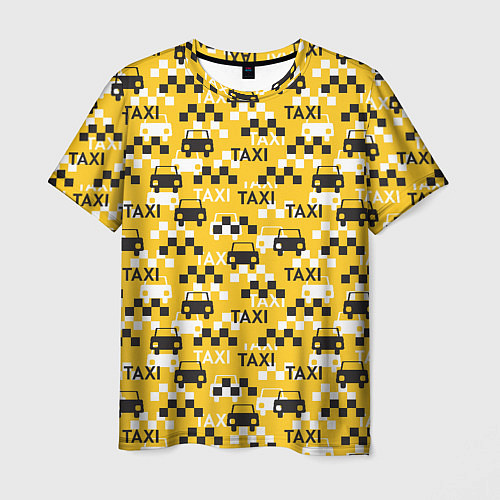 Мужская футболка Такси Taxi / 3D-принт – фото 1