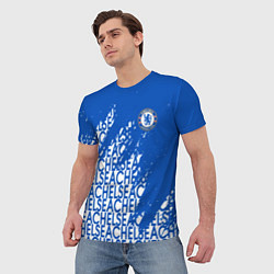 Футболка мужская Chelsea челси, цвет: 3D-принт — фото 2
