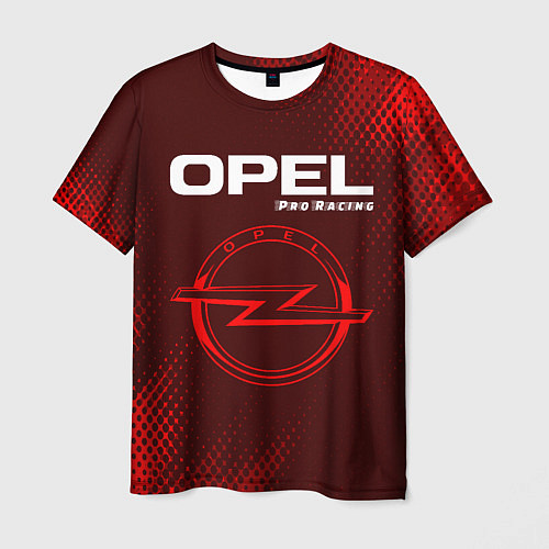 Мужская футболка OPEL Pro Racing - Абстракция / 3D-принт – фото 1
