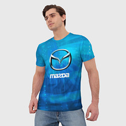 Футболка мужская Mazda мазда, цвет: 3D-принт — фото 2