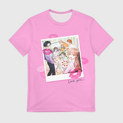 Футболка мужская Love is Hard for Otaku, цвет: 3D-принт