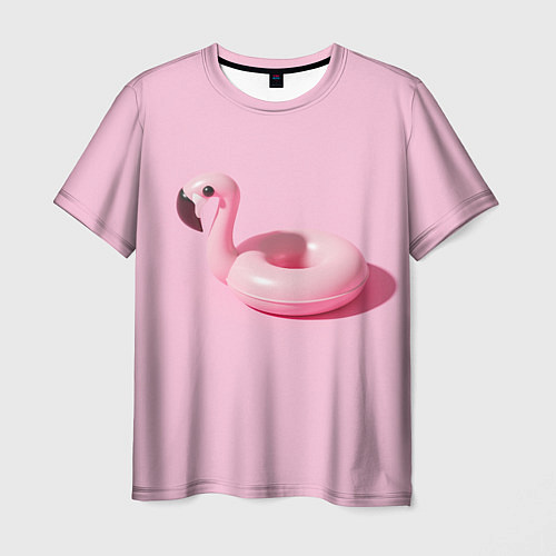 Мужская футболка Flamingos Розовый фламинго / 3D-принт – фото 1