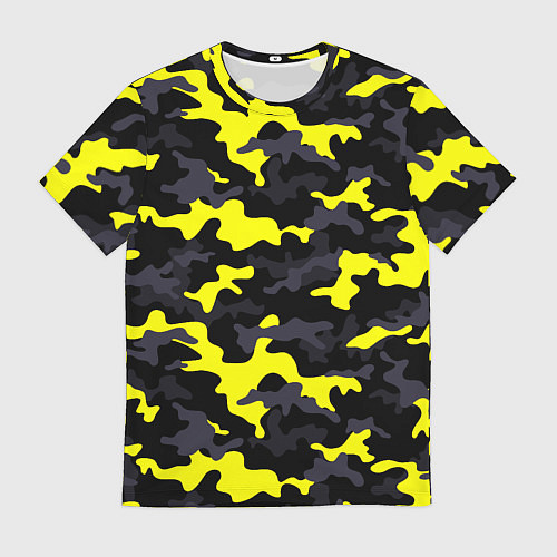 Мужская футболка Black Camo / 3D-принт – фото 1