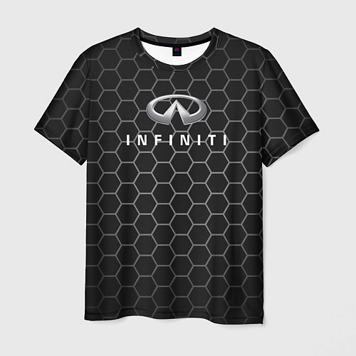 Мужская футболка Infinity соты / 3D-принт – фото 1