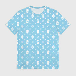 Футболка мужская Узор Sky Blue Dope Camo Dope Street Market, цвет: 3D-принт