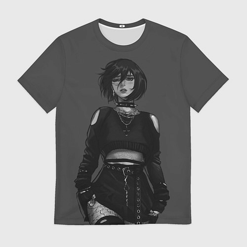 Мужская футболка Микаса в современном виде Атака титанов / 3D-принт – фото 1