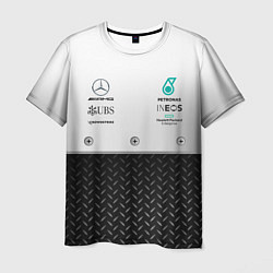 Мужская футболка MERCEDES F1 СТАЛЬ