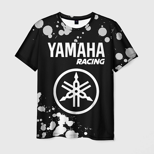 Мужская футболка YAMAHA Racing Краска / 3D-принт – фото 1