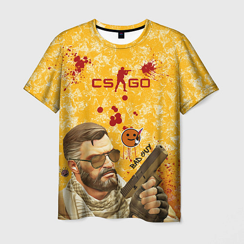 Мужская футболка CS GO BAD GUY / 3D-принт – фото 1