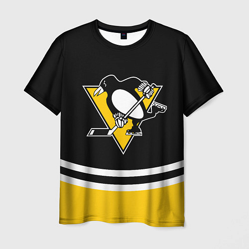 Мужская футболка Pittsburgh Penguins Питтсбург Пингвинз / 3D-принт – фото 1