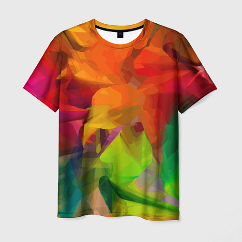 Мужская футболка Color pattern Fashion 2024 / 3D-принт – фото 1