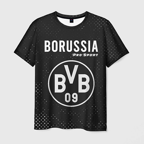 Мужская футболка BORUSSIA Pro Sport Гранж / 3D-принт – фото 1