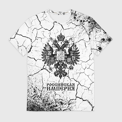 Мужская футболка RUSSIAN EMPIRE - ГЕРБ Краска / 3D-принт – фото 1
